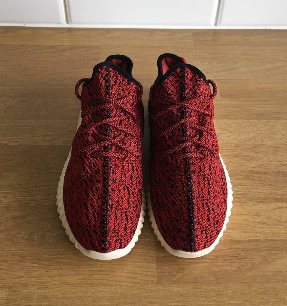 yeezy 350 v1 red